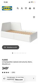 Lit banquette 2 places Ikea Flekke, Maison & Meubles, Chambre à coucher | Lits, Enlèvement, Comme neuf