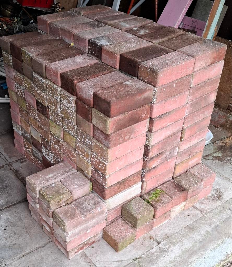 269 voyelles complètes et 13 demi-voyelles 21,5 x 10,5 br6,, Jardin & Terrasse, Pavé & Dalles, Béton, Enlèvement, Utilisé, 5 à 10 m²