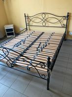Smeedijzer bed + lattoflex, Enlèvement, Comme neuf, 180 cm