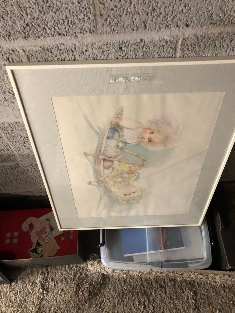 dessin sur cadre, Enlèvement, Comme neuf