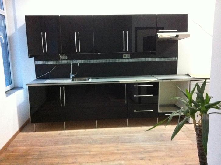 cuisine complète, Maison & Meubles, Cuisine | Cuisines complètes, Utilisé, Cuisine à paroi simple, Noir, Enlèvement