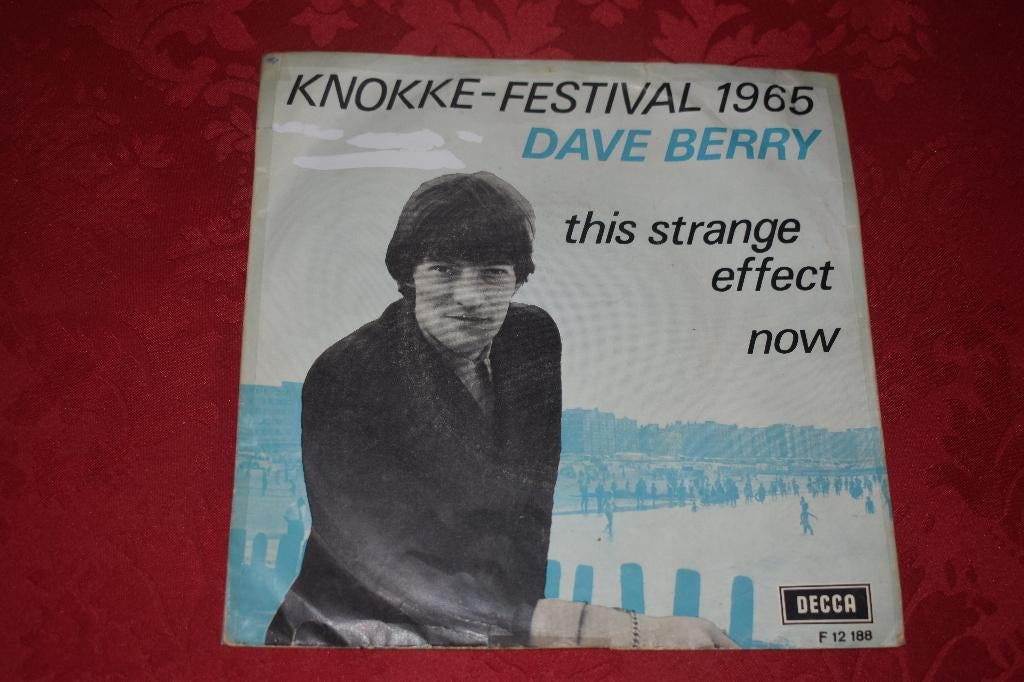 45t uit  1965 van het optreden van DAVE BERRY,, Ophalen, 1960 - 1969, Zo goed als nieuw
