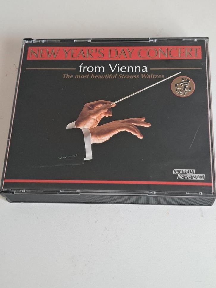 Double Cd New Year's Day Concert from Vienna, CD & DVD, CD | Classique, Comme neuf, Orchestre ou Ballet, Du modernisme à nos jours