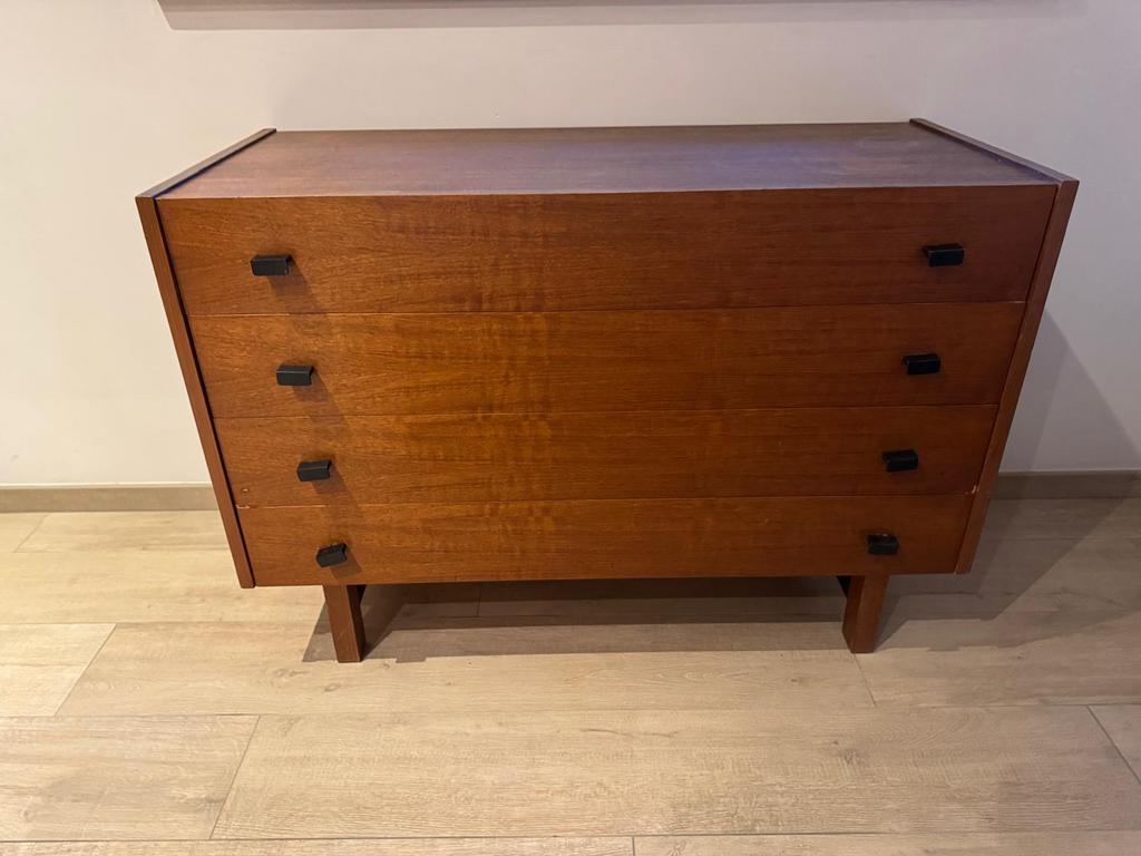 Ladenkast / commode Meurop, Ophalen, Gebruikt, 100 tot 150 cm, 3 of 4 laden