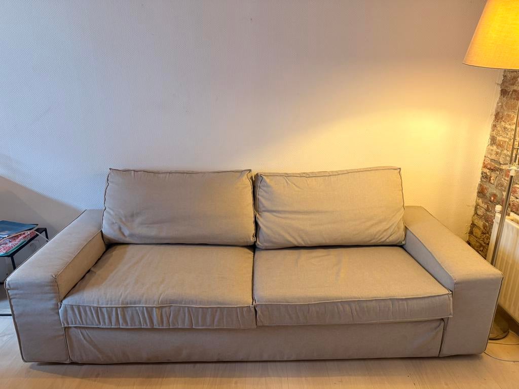 Canapés 3 + 2 places Ikea + set housse de changement, Maison & Meubles, Enlèvement, Utilisé