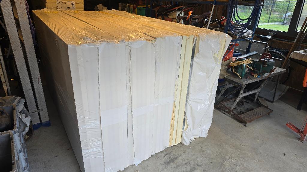 Isolatie PIR 130   2400x1200   Tand/groef   Rd 5,90, Doe-het-zelf en Bouw, Isolatie en Afdichting, Ophalen, Dakisolatie, 12 cm of meer