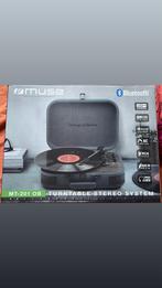 Tourne-disque stéréo 3 vitesses 33/45/78 tours bleu, TV, Hi-fi & Vidéo, Tourne-disques, Neuf, Autres marques, Enlèvement, Connexion USB