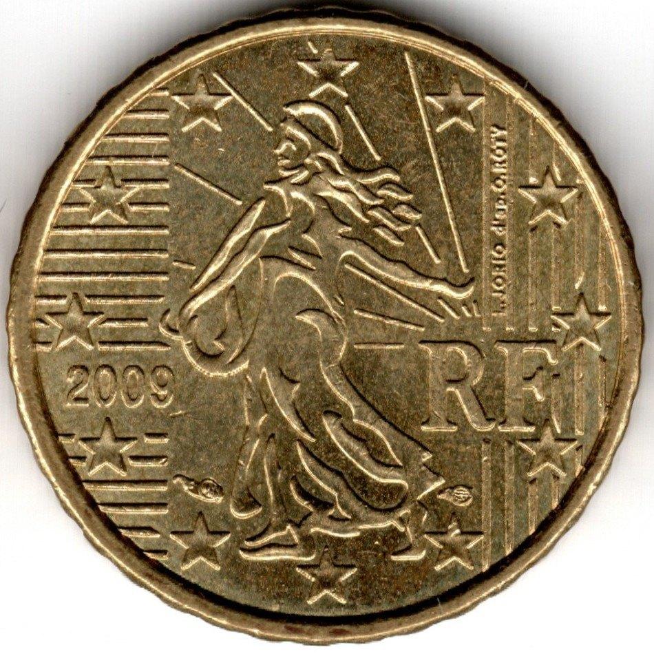Frankrijk : 10 Cents 2009  KM#1410  Ref 16213, Postzegels en Munten, Munten | Europa | Euromunten, Ophalen of Verzenden, Frankrijk
