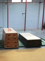 3x plinten/blokken, Sports & Fitness, Gymnastique, Enlèvement, Utilisé