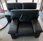 Twee ruime lederen zetels - in nette en goede staat, Enlèvement, Utilisé