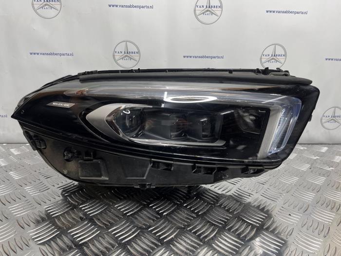 Koplamp rechts van een Mercedes A-Klasse, Auto-onderdelen, Verlichting, Mercedes-Benz, Gebruikt, 3 maanden garantie