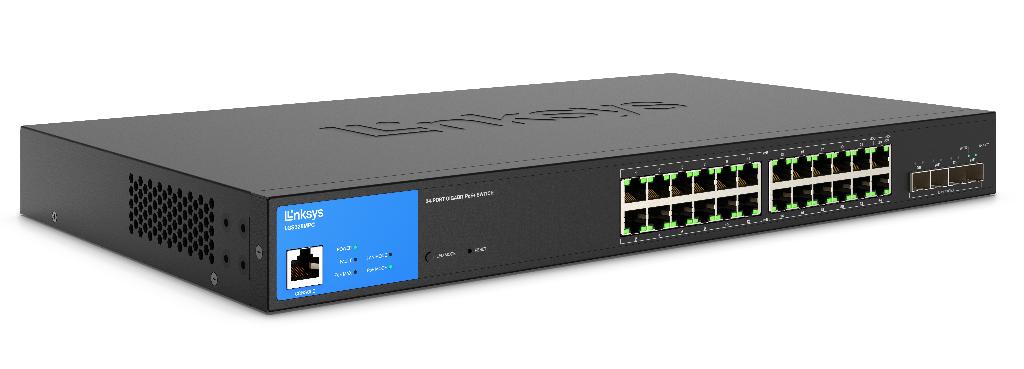 Linksys LGS328MPC 24 port managed switch POE+, Ophalen of Verzenden, Nieuw