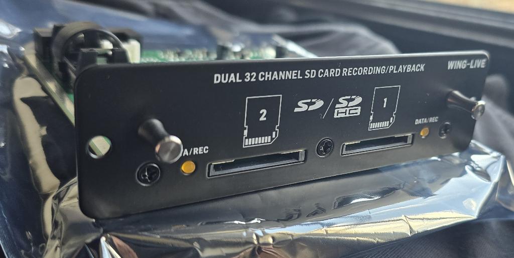 Carte d'extension Behringer WING-LIVE, Muziek en Instrumenten, Mengpanelen, Zo goed als nieuw, 20 kanalen of meer, Ophalen of Verzenden