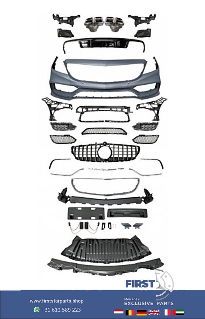 W218 CLS KLASSE AMG LOOK BODYKIT FACELIFT VOORBUMPER + ACHTE, Autos : Pièces & Accessoires, Carrosserie & Tôlerie, Pare-chocs