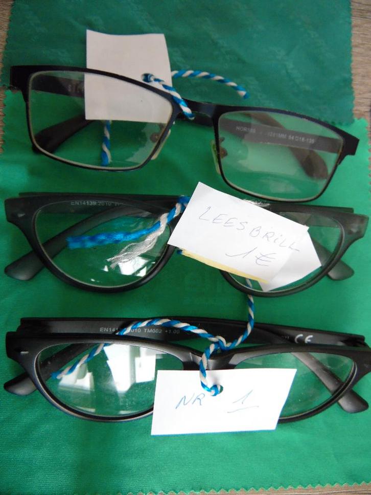 Lees brillen, Handtassen en Accessoires, Zonnebrillen en Brillen | Heren, Zo goed als nieuw, Leesbril, Zwart, Ophalen of Verzenden