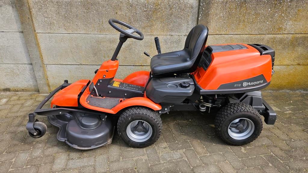 HUSQVARNA R18, Enlèvement ou Envoi, Utilisé, 90 à 120 cm, Fonction de mulching
