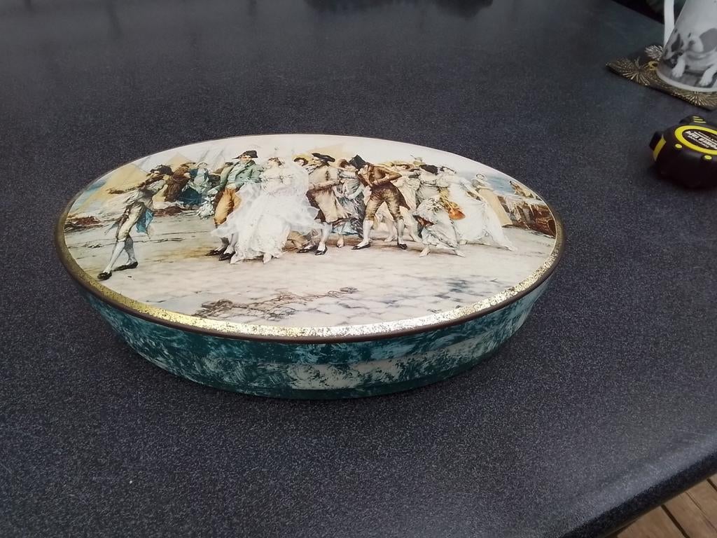 Oude blikken doos Holland container, Verzamelen, Ophalen