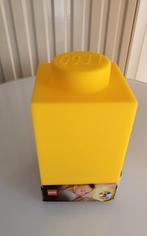 Lego Silicone Brick Nachtlamp Geel, nieuw, Enlèvement, Neuf, Lampe