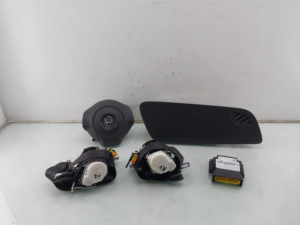 AIRBAG SET + COMPUTER Volkswagen Polo V (6R), Auto-onderdelen, Overige Auto-onderdelen, Volkswagen, Gebruikt