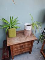 nachtkastje in eik, Huis en Inrichting, Slaapkamer | Nachtkastjes, Ophalen, Gebruikt, Minder dan 45 cm, Minder dan 55 cm