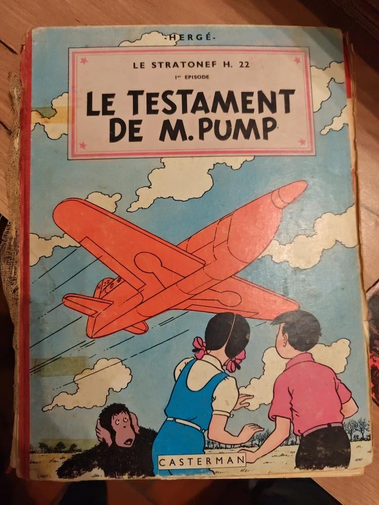Titre : Hergé – Le Testament de M. Pump – Jo, Zette et Jocko, Collections, Collections Autre, Enlèvement
