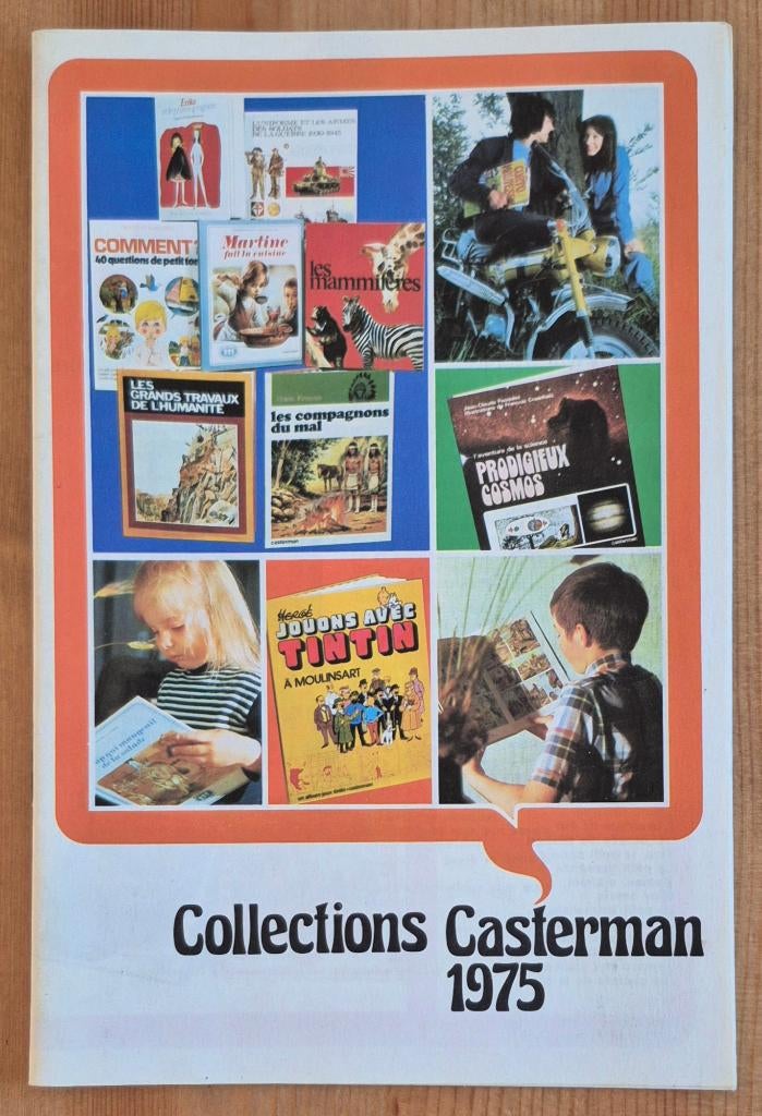 Catalogue Collections Casterman 1975 Tintin Corto Maltese, Livres, BD, Enlèvement ou Envoi, Une BD, Comme neuf, HERGE