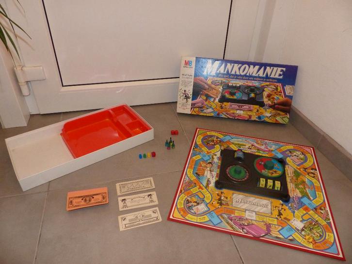 Mankomanie bordspel - prima en nette staat 1985, Hobby en Vrije tijd, Gezelschapsspellen | Bordspellen, Gebruikt, Verzenden