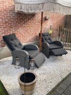 2 chaises de jardin, fauteuils inclinables, chaises longues, Osier, Comme neuf, Enlèvement, Sets de jardin