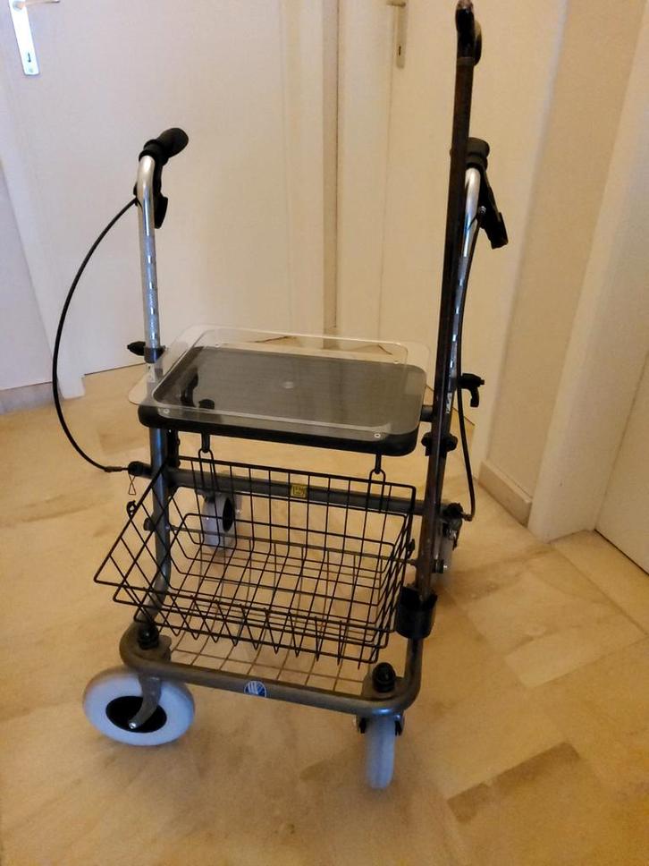 Rollator Nieuwstaat Vermeiren 286b, Diversen, Rollators, Opvouwbaar, Ophalen