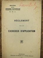 Regulation on the Application's Exercices, Avant 1940, Général, Utilisé, Envoi