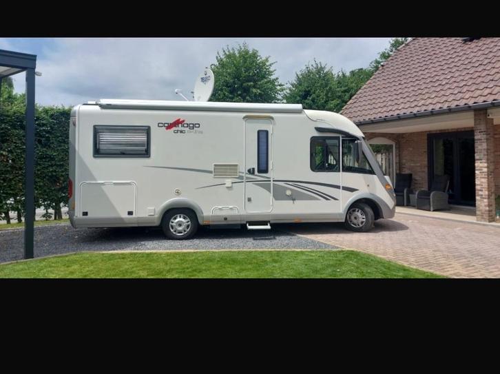 Prachtige Carthago chic C line 14.2 F, Caravans en Kamperen, Mobilhomes, Particulier, tot en met 4, Integraal, Carthago, Overige merken
