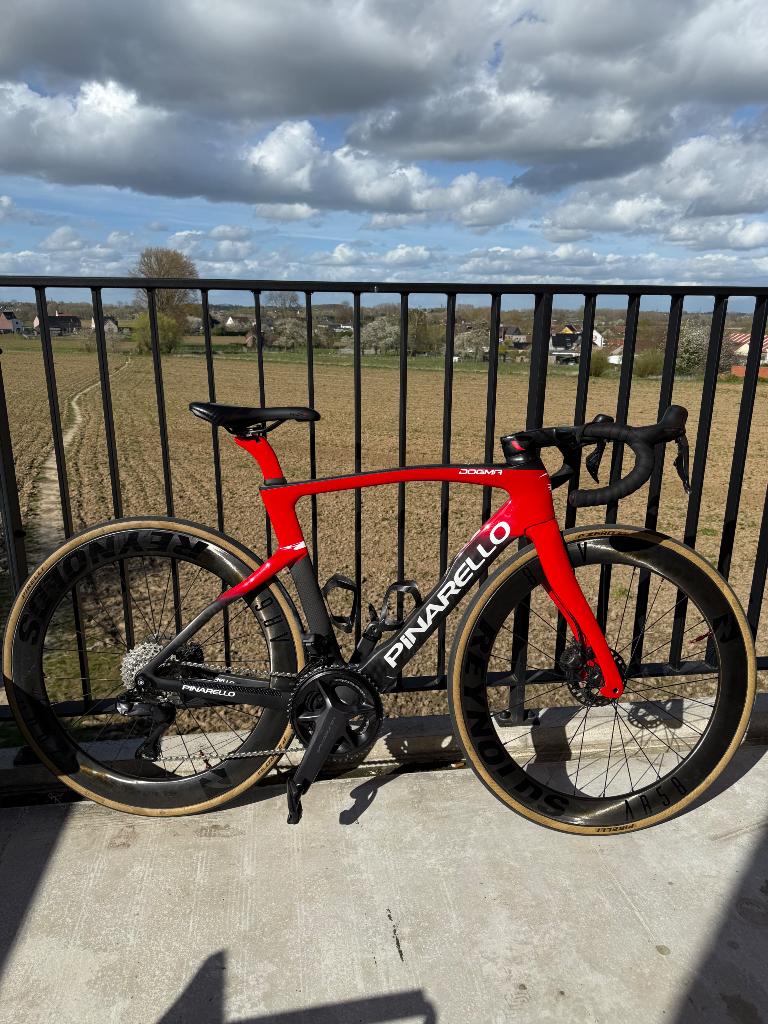 Pinarello/dogma f2025 di 12 speed, 53 tot 57 cm, Ophalen, Zo goed als nieuw, Overige maten