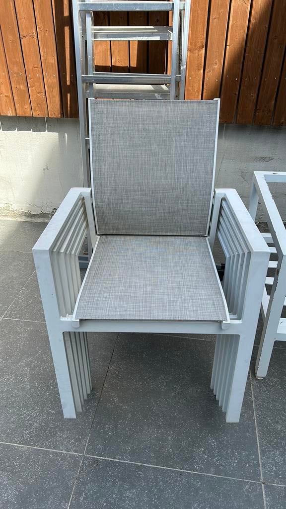 Chaises de terrase en aluminiul, Enlèvement ou Envoi, Aluminium, Utilisé, Sets de jardin
