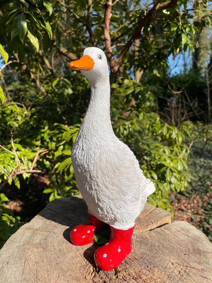 Bottes en forme d'oie pour enfants, étang, rouge, 30 cm, Jardin & Terrasse, Statues de jardin, Neuf, Animal, Synthétique, Enlèvement ou Envoi