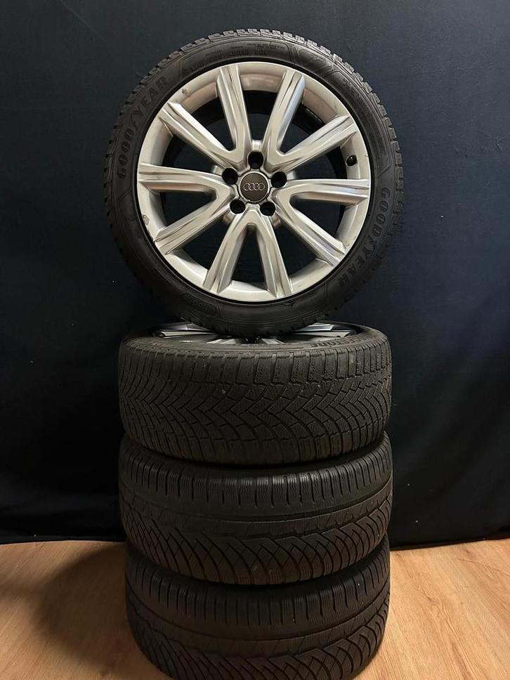 Originele Audi A6 velgenset 18INCH + Winterbanden, Autos : Pièces & Accessoires, Pneus & Jantes, Pneus et Jantes, Véhicule de tourisme