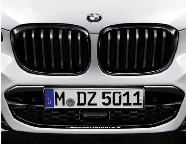 M Performance sticker voorbumper striping BMW X3 X4 serie G0, Auto-onderdelen, Carrosserie, BMW, Nieuw, Ophalen