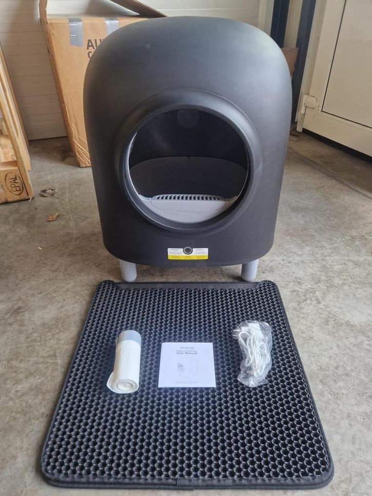 Bac à litière autonettoyant Petree - nouveau !, Animaux & Accessoires, Bacs à litière, Neuf, Ouvert, Autonettoyant, Enlèvement ou Envoi