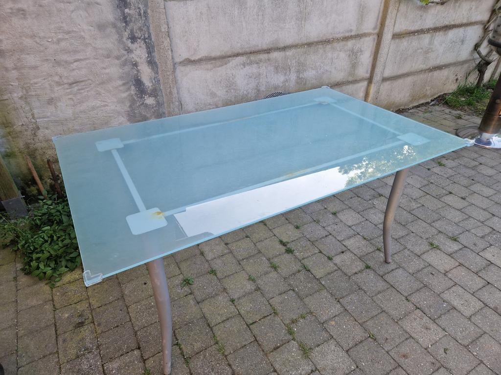 Glazen tafel GRATIS, Ophalen of Verzenden