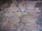 Pierres murales jaunes/beige, pierre de maçonnerie, Bricolage & Construction, Briques, Enlèvement, Comme neuf, Pierres naturelles