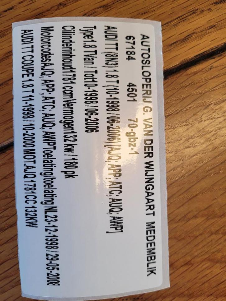 audi tt deur motorkap bumper, Auto-onderdelen, Overige Auto-onderdelen, Audi, Gebruikt, Ophalen