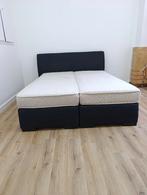 Boxspring 160x200 €165 Levering Gratis 0488790706, Maison & Meubles, Chambre à coucher | Lits boxsprings, Gris, Enlèvement, Utilisé