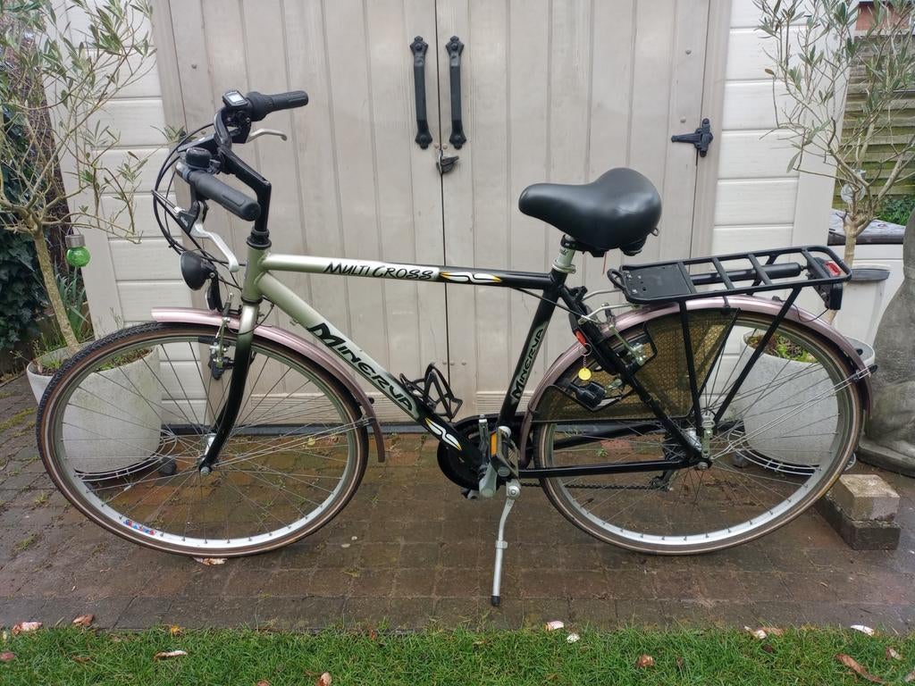 Herenfiets Minerva Multicross in prima staat te Leuven., Fietsen en Brommers, Fietsen | Heren | Herenfietsen, Versnellingen, 49 tot 53 cm