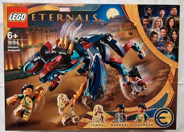 LEGO Marvel 76154 – Sluwe Hinderlaag! (Eternals) – sealed, Kinderen en Baby's, Speelgoed | Duplo en Lego, Nieuw, Lego, Complete set