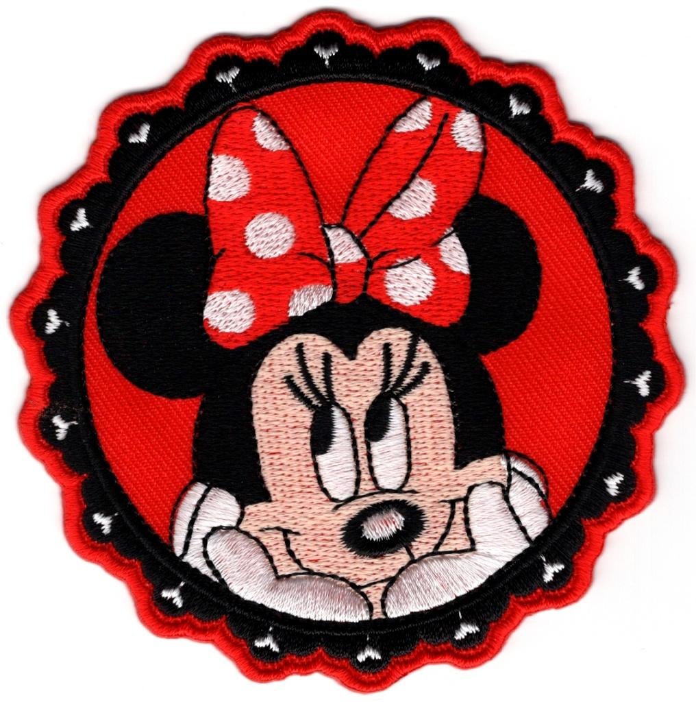 Minnie Mouse stoffen opstrijk patch embleem #12, Collections, Vêtements & Patrons, Envoi, Neuf