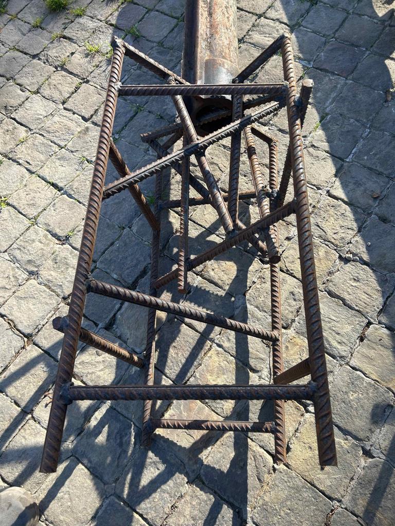 Poteau en Acier pour déco/luminaire, Enlèvement, Utilisé, Acier, Autres types