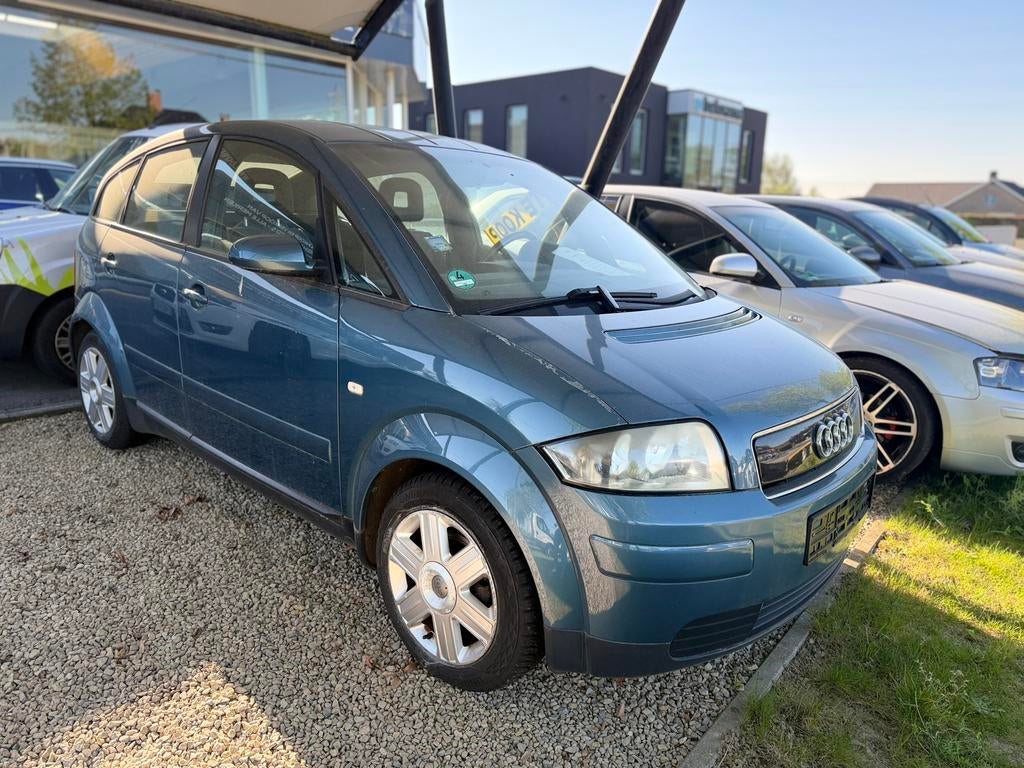 AUDI A2/BENZINE/EURO4, Auto's, Stof, Beige, Blauw, Bedrijf