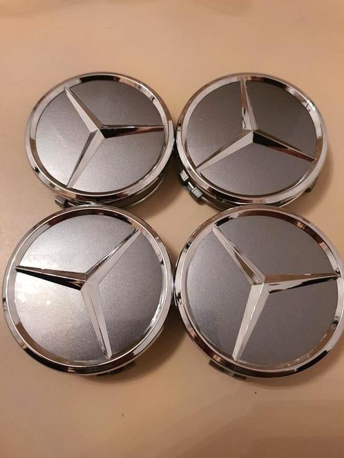 Mercedes, cache-moyeux, 75 mm, couleur anthracite, Autos : Divers, Enjoliveurs, Neuf, Enlèvement ou Envoi