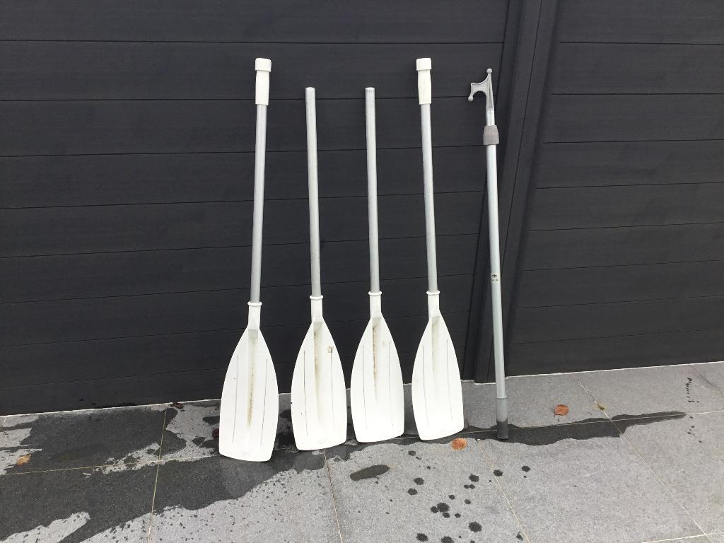 Peddels.enterhaak., Sports nautiques & Bateaux, Pagaies, Enlèvement, Comme neuf, Pagaie à double lame