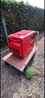 Diesel stroomgenerator Kraft 8500W met starter en eigen batt, Doe-het-zelf en Bouw, Aggregaten, Ophalen