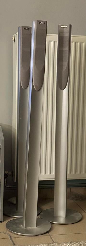 JVC home cinema speakers (5stuks) – mooie design, Audio, Tv en Foto, Luidsprekerboxen, Ophalen, Zo goed als nieuw, JVC